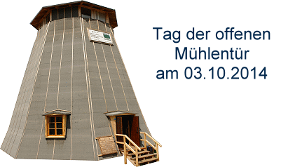 Tag der offenen Mühlentür im Oktober 2014