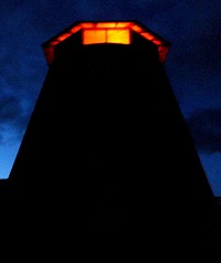 Weihnachtsstern in der Mühle
