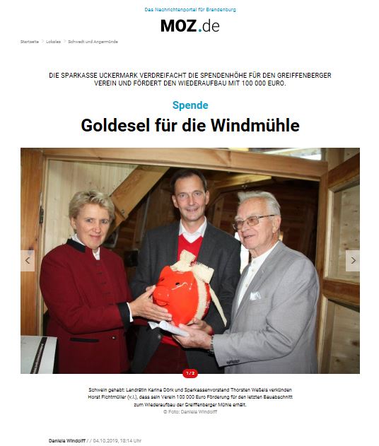 Märkische Oderzeitung vom 04.10.2019